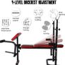 _Fitness Multifunction Adjustable Folding Recliner Fitness Bench for Complete Workout Image 2