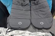 Bugaboo Foot muff dark grey in Swords