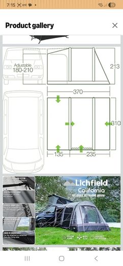 Lichfield Air Odyssey,  driveway awning
