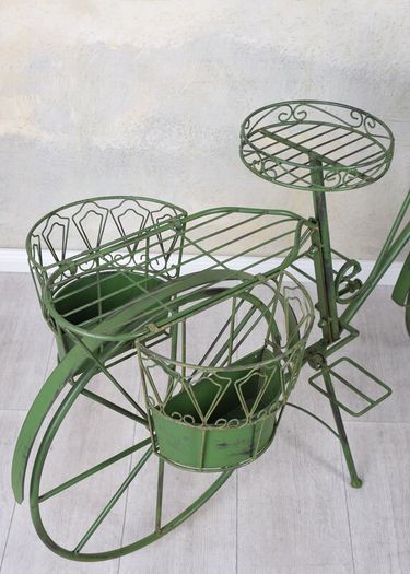 Planting Bike Planter Bike Le Jardin De Provence Decorative Bicycle Garden Decoration Metal Wheel For Planting 4 Baskets Planting Wheel