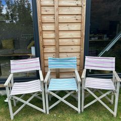 Outdoor foldable chairs
