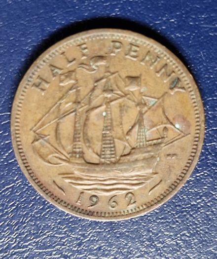 1962 Elizabeth II Half Penny