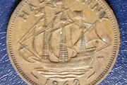 1962 Elizabeth II Half Penny