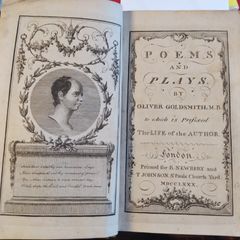 1780 / Poems & Plays by Oliver Goldsmith