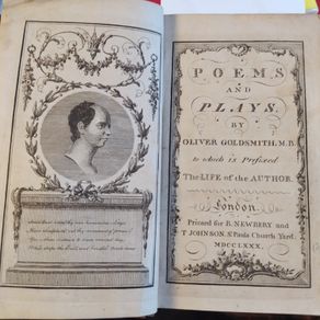 1780 / Poems & Plays by Oliver Goldsmith