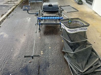 Coarse Match Fishing - full set up