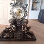 Vintage Cherub Mantel Clock by Academy Image 3