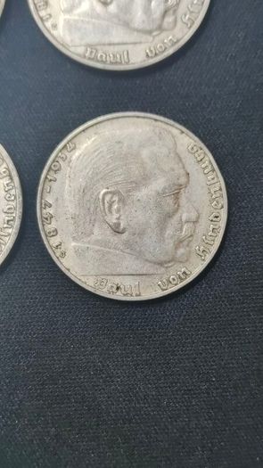 Complete Set - Germany 2 Reichsmark 1937 - All Mint Marks A,D,E,F,G,J