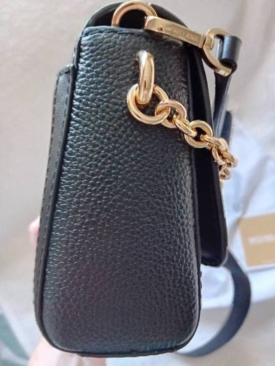 Michael Kors Freya small convertible Pebbled Leather Crossbody Bag - Black - BNWT RRP 250