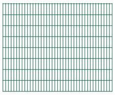 2D Garden Fence Panels 2.008x1.63 m 4 m (Total Length) Green
