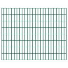 2D Garden Fence Panels 2.008x1.63 m 4 m (Total Length) Green
