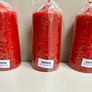 Torc candlemakers 6x3 red pillar Image 2