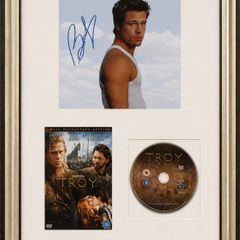 Brad Pitt Framed Signed Photo