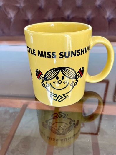 Retro Little Miss Sunshine Mug Yellow Ceramic Mr Men