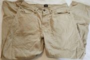 Mens Lee Beige Chino Trousers