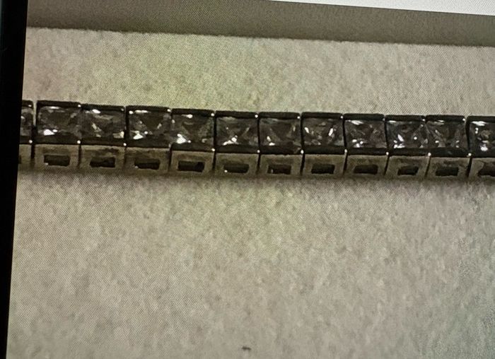 silver 925 tennis bracelet