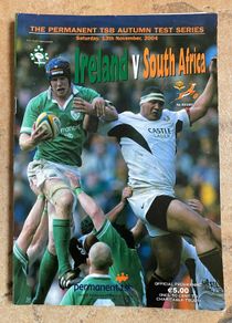 2004 Ireland v South Africa - November International Match Programme