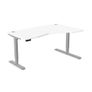 Leap Electric Height Adjustable desk Radial top 1600x1000 Image 3