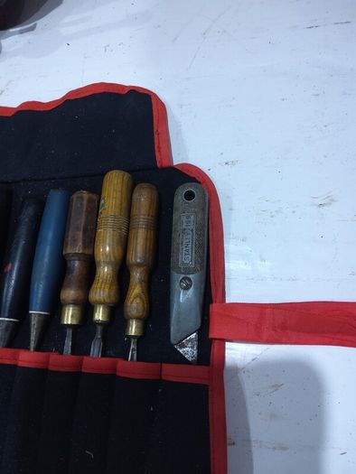 set of vintage graduated chisels