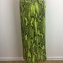 Neon yellow and black animal print chiffon midi skirt with side slit  size14 BNWTS includes postage Image 3
