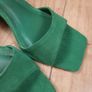 Hobbs London Emerald Green Suede Strappy Ankle Buckle Wedge Heels 41EU Image 8