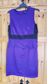 USCO Cadbury Purple Peplum Dress