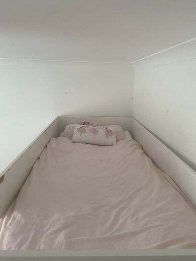 Girls high rise bed , inc wardrobe and desk