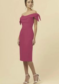 Pretty dress company pink Tilly pencil dress size 12