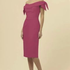 Pretty dress company pink Tilly pencil dress size 12