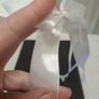 White Satin Ribbon Bows Large Bundle Image 3