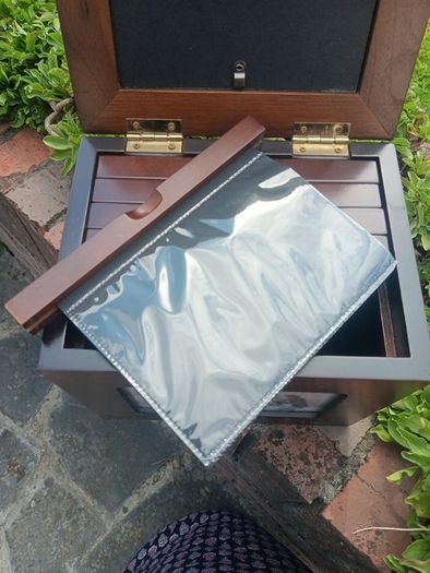 vintage wooden photo frame