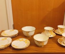Vintage Royal Stafford Art Deco Floral part Tea Set
