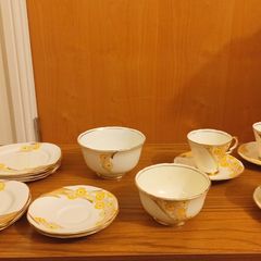 Vintage Royal Stafford Art Deco Floral part Tea Set
