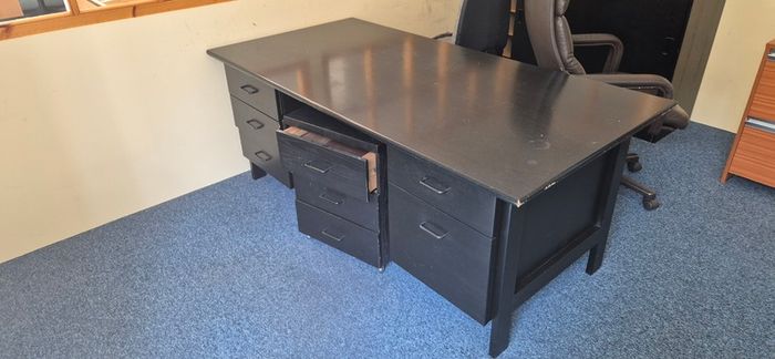 Office desks and chairs