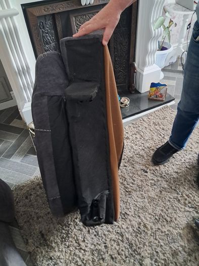 3 grey  seater reclining Sofa plus 2 armchairs recliner