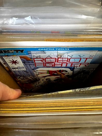 Valiant Long Comic Box w 270 comics for Sale