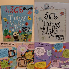 365 Things to Make and Do Right Now, hardback book