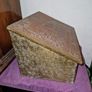 Antique brass Burn's Cottage Slipper Box Image 7