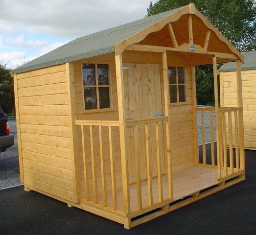8ft x 18ft Summer House Garden Shed