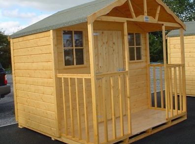8ft x 8ft Summer House Garden Shed