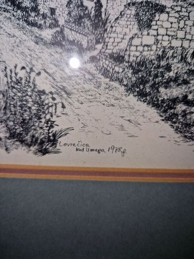 Vintage print of Lovrecica 1978