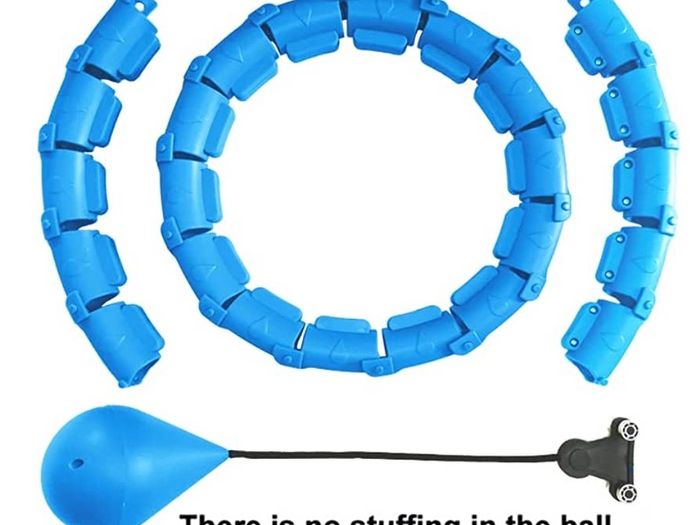 Smart Hula Hoop for Adults, Weighted Hoola Hoops 27 Knots Detachable Ring Adjustable Size, Hula Hoops with Auto-Spinning Ball MULTIPLE COLOURS AVAILABLE (FREE SHIPPING)