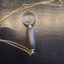 Stunning vintage mini magnifying glass necklace  - gold Image 3