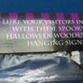 Large Wooden Holloween Sign (never Opened - Original Packaging) Image 4