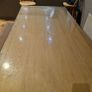 2m Dining Table Bench and Chairs Image 4