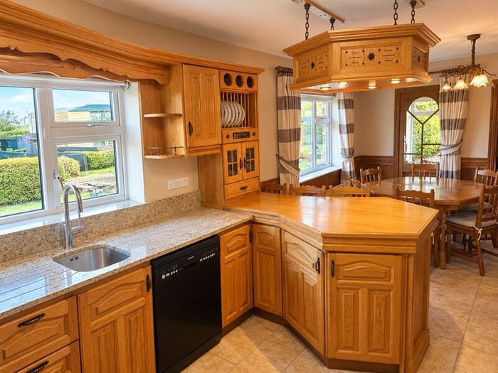 Solid Oak and Mahogany Kitchen, Doors, Units etc