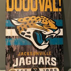 Jacksonville jaguars Tin Metal sign