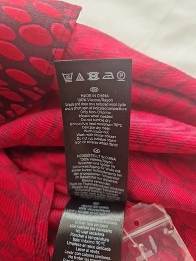 Hobbs red tunic style dress