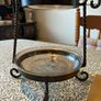 Large Metal and glass 2 tier stand Mindy Browne Image 4