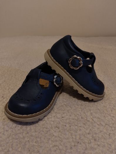 Next Kids T-bar navy blue Shoes
